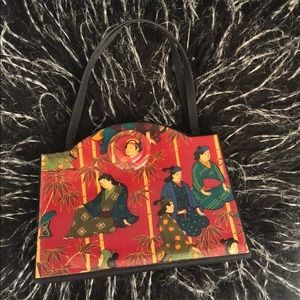 Angela Frascone asian inspired art handbag